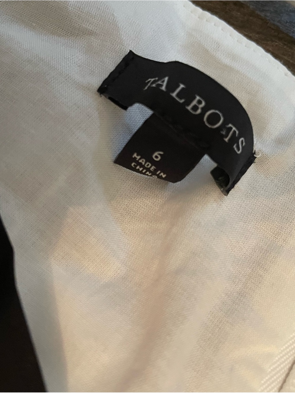 NEW Talbots Black & White Gingham  Midi Dress 6 - Picture 5 of 6
